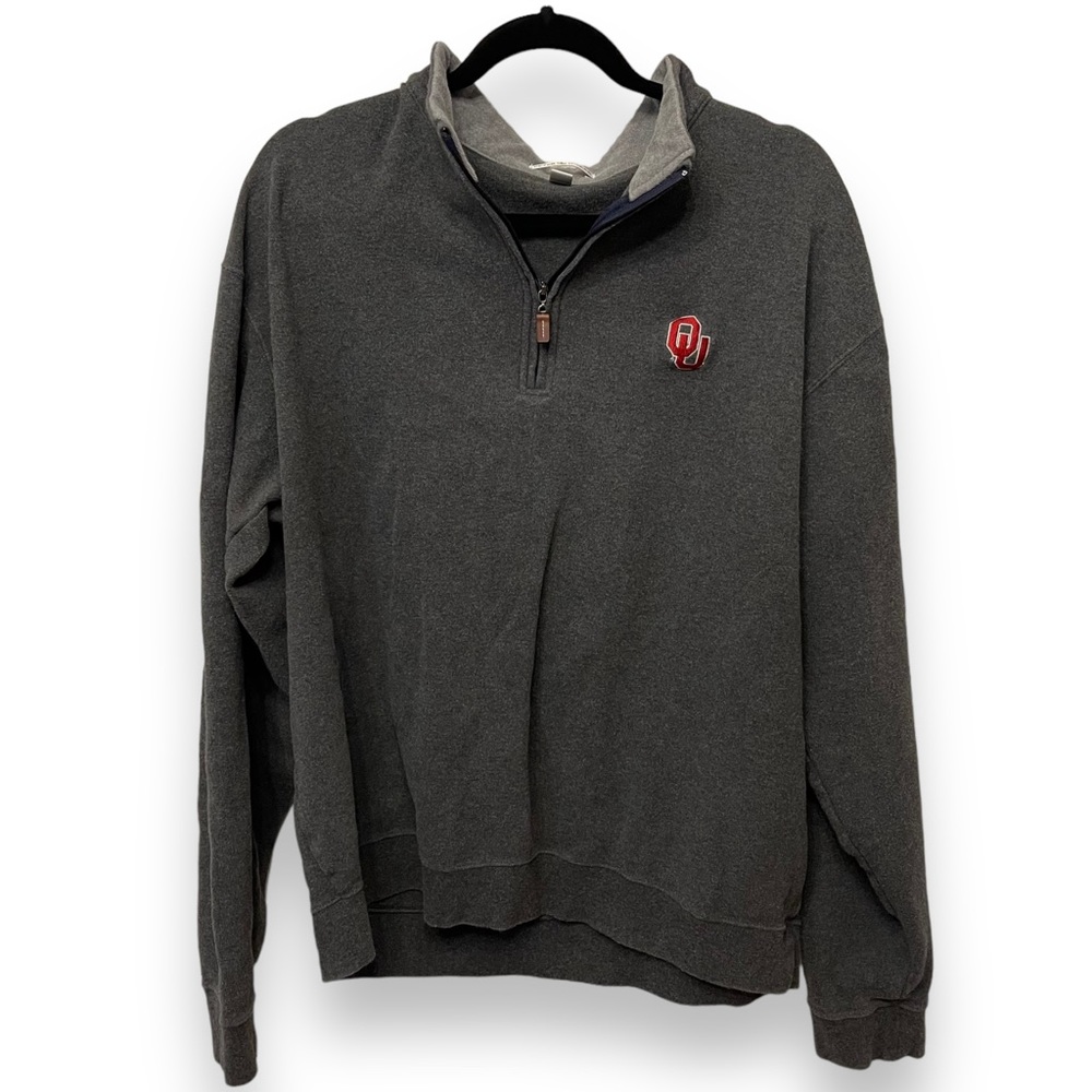Peter Millar Oklahoma OU Sooners Quarter-Zip Pullover XL